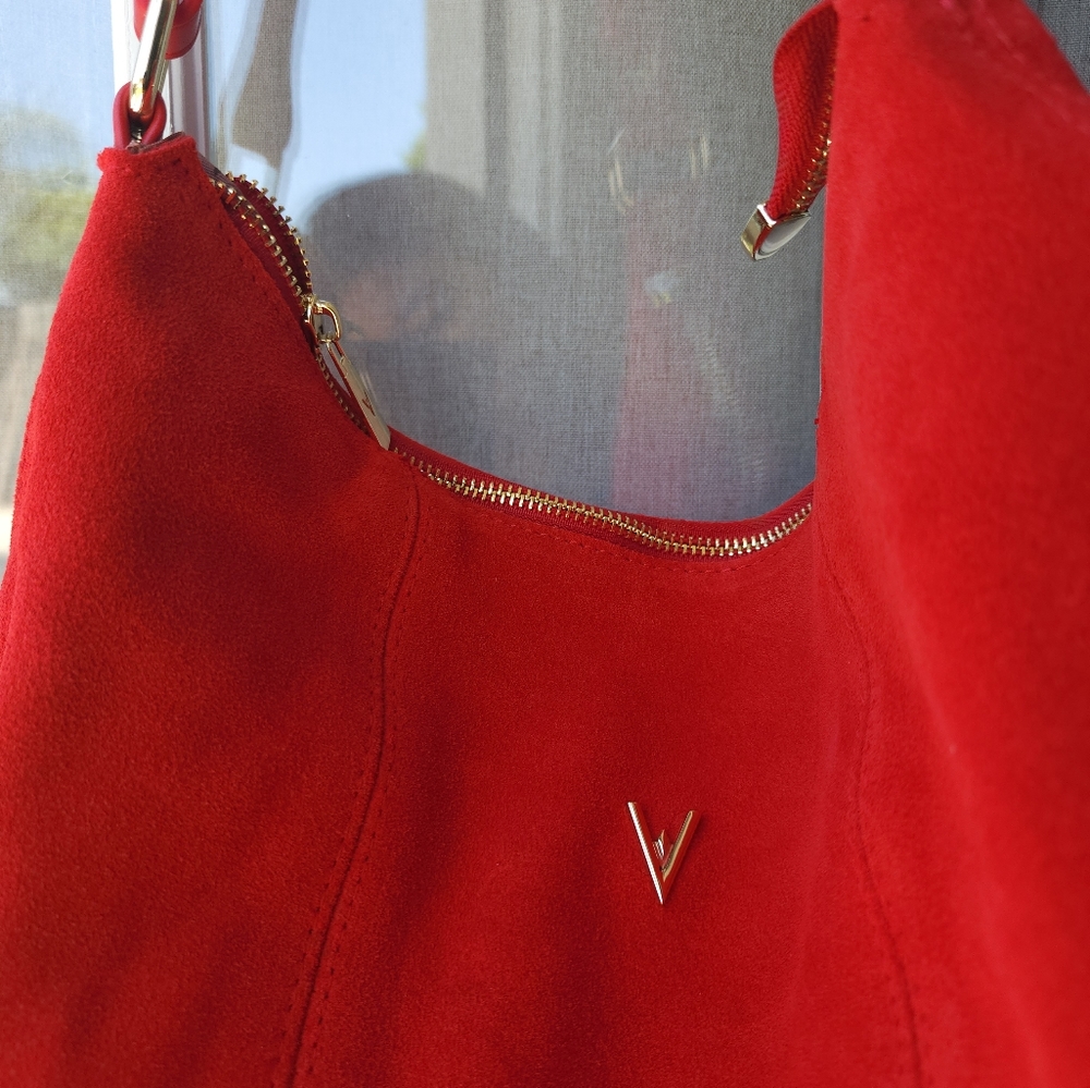NEW REAL SUEDE Leather Hand/Shoulder Bag
